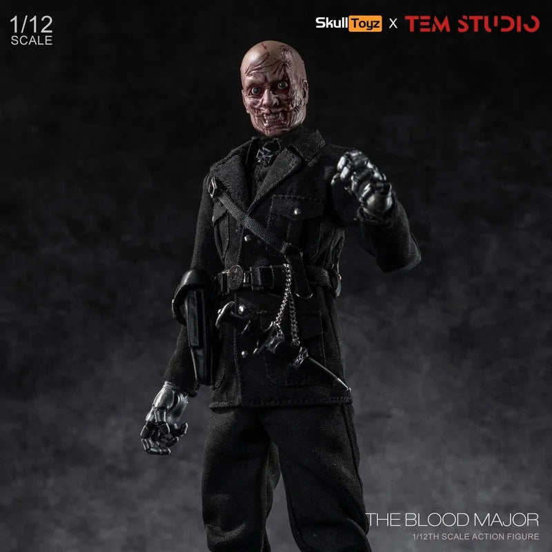Tem Studio X Skull Toyz 1/12 "Crimson Night Commandant" 6-Inch Articulated Figure (New & Sealed, Authentic)