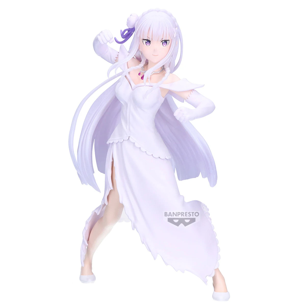 Original Banpresto Re:Life in a different world from zero Anime Emilia Action Figurine Toys PVC Model Collection Decoration