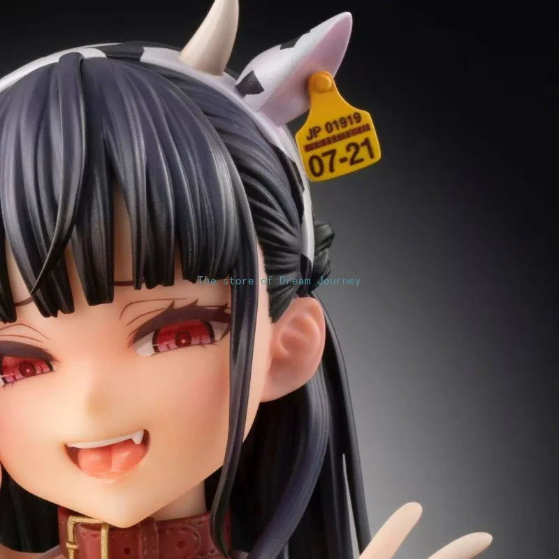 boxed 19cm cow shijoji airi two-dimensional beautiful girl squatting trendy model ornaments gift peripherals