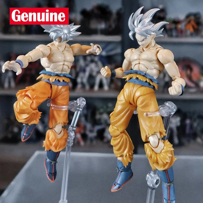 Genuine Bandai Dragon Ball Z Vj30th S.H.Figuarts Son Goku Ultra Instinct Toyotaro Edition Super Saiyan Action Figure In Stock