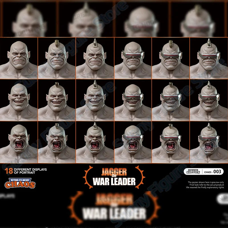 In Stock CHAOS Studio CHAOS 003 Jagger The War Leader 1/12 Action Figure Figurine Collectible Model Custom Toys Gifts