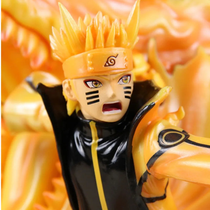 Naruto Shippuden Kurama Chakra Mode Naruto Anime Figures Action Figure Oversize Statue PVC 29cm Figurine Figma Collectible Toys