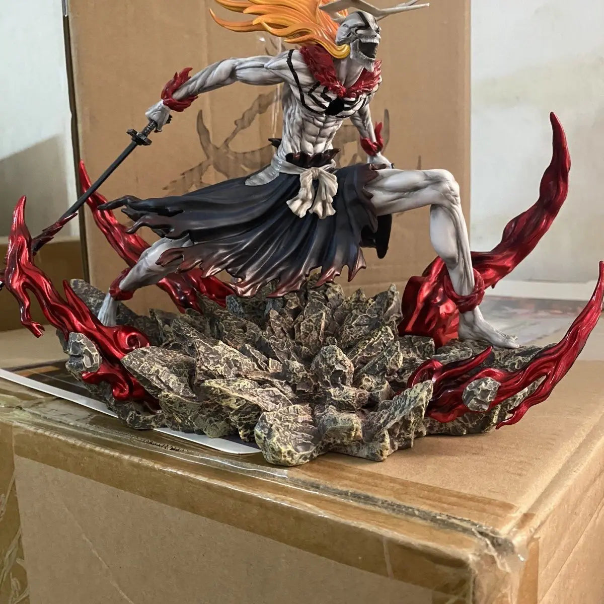 23cm Bleach Figure Kurosaki Ichigo Anime Figures Action Statue Model Doll Collection Room Decoration Desk Toys Halloween Gifts