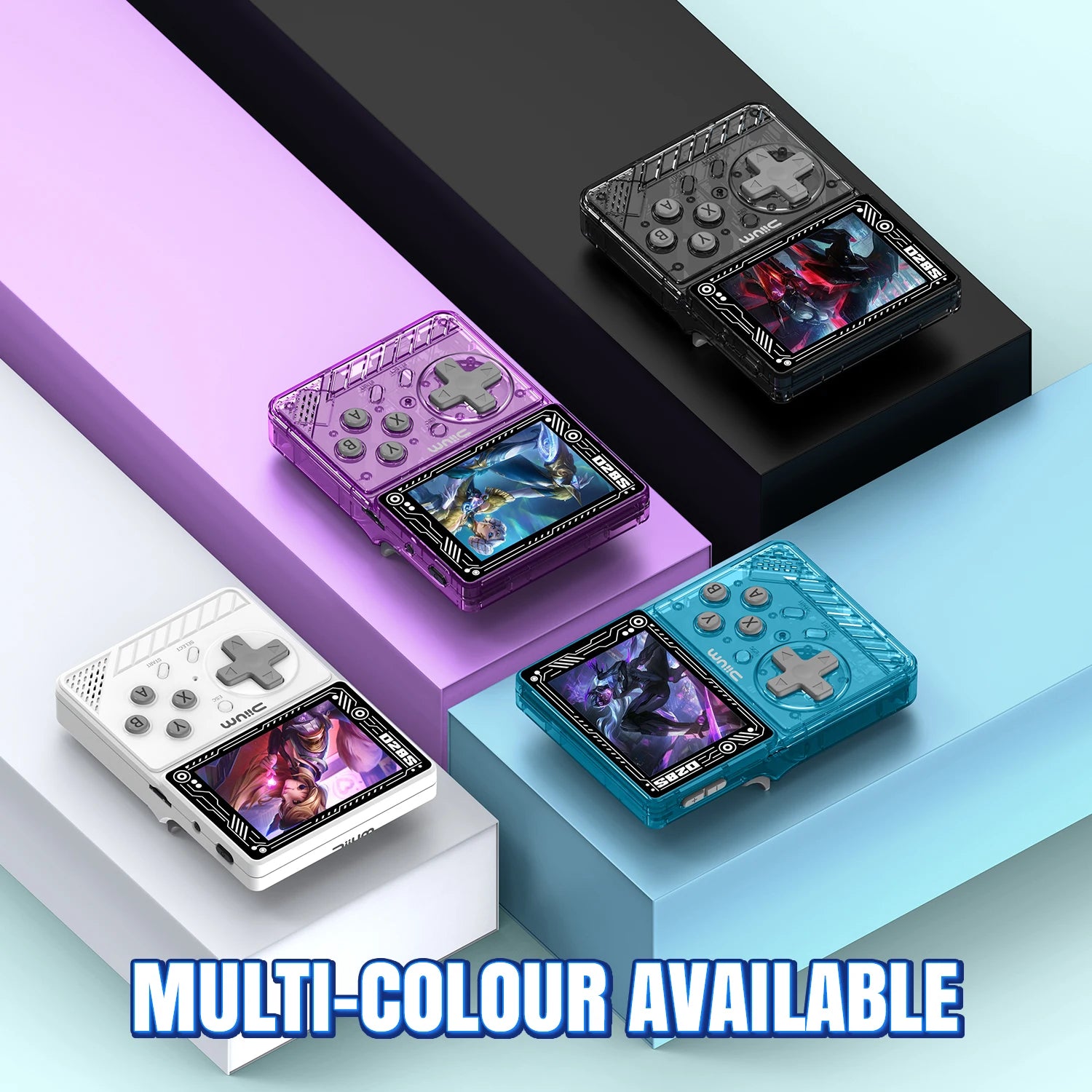 Handheld Retro Gaming Console Type-C Charger Portable 64G 128G 2500mAH Ultra Long Battery Life Classic Game Console