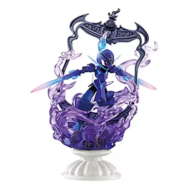 Re-Ment Pokemon Figures Decorative Frame Collection Alolan Ninetales Ceruledge Serperior Pikachu Suicune Sylveon PVC Model Toys