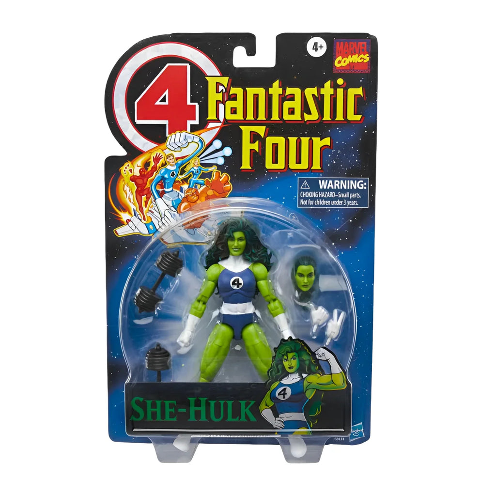 Marvel Legends Fantastic Four Retro Cardback She Hulk 6" Action Figure