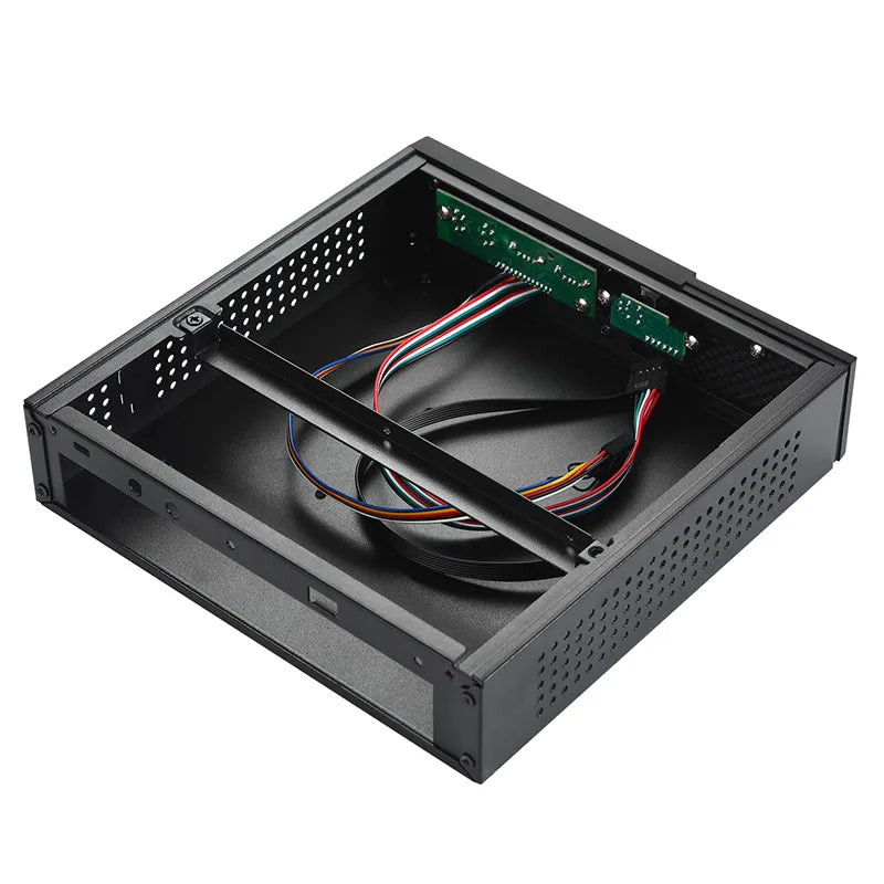 Mini-ITX HTPC за компютър, шаси за сървър за мониторинг на корпуси, индустриален контролен компютър за шаси на компютърни кутии