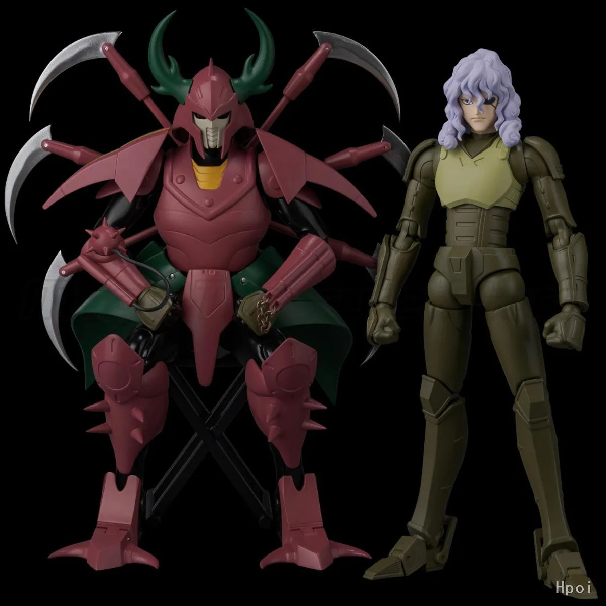 【MT】Sentinel SUPER ACTION STATUE Ronin Warriors Snail Curse Luo  Action Figure Toy