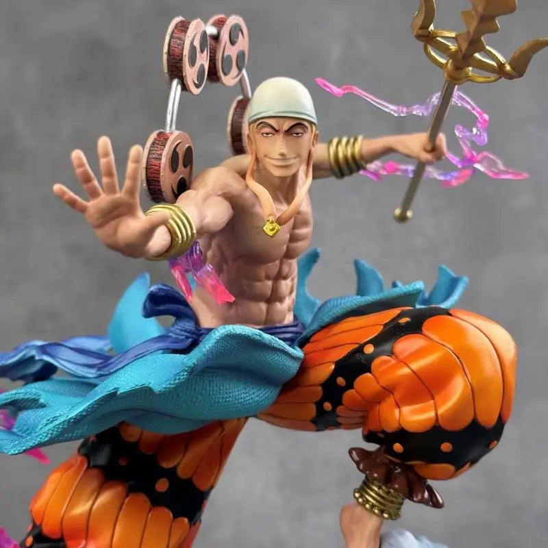 In Stock JT toys 29cm ONE PIECE Anime Figures Enel Figures PVC Statue Model collection Room decoration Birthday Gifts Toys