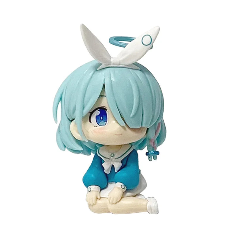 Christmas 7.5cm Blue Archive Game ambitus Plana/Arona Q version Model Action Figures PVC cute exquisite Collection Birthday gift