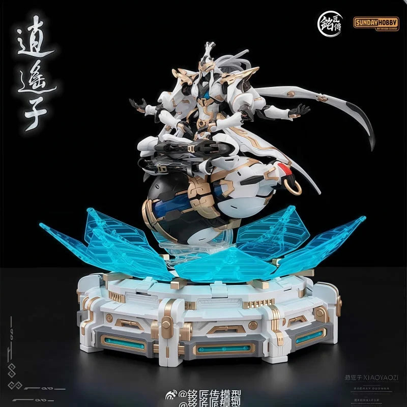 [Auf Lager] Mjz Modell Xiao Yao Zi Spielzeug Xiaoyaozi Montagemodellbausatz Legierungsskelett Actionfigur Mecha Roboter Geschenke