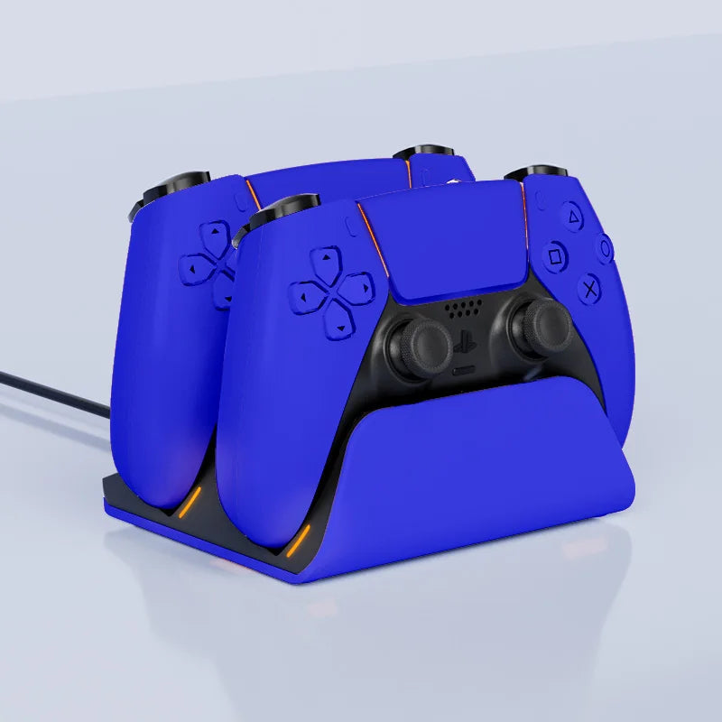 Schnelle Ladestation für PS5-Controller Dual Wireless Gamepad-Ladestation PlayStation 5 Ladeständer Zubehör