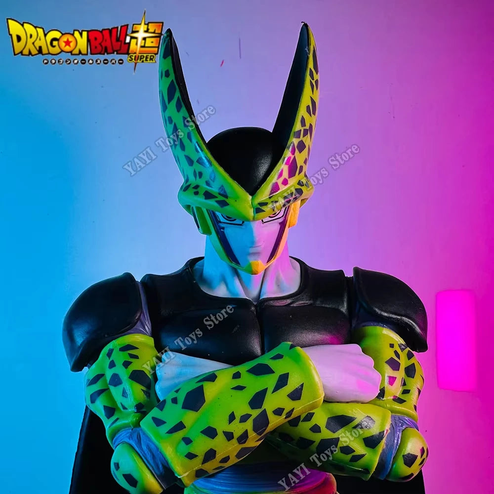 30cm Dragon Ball Z Cell Anime Figure Toy Ultimate Shape Dbz Super Saiyan Action Figures Pvc Collectible Model Toys For Kids Gift