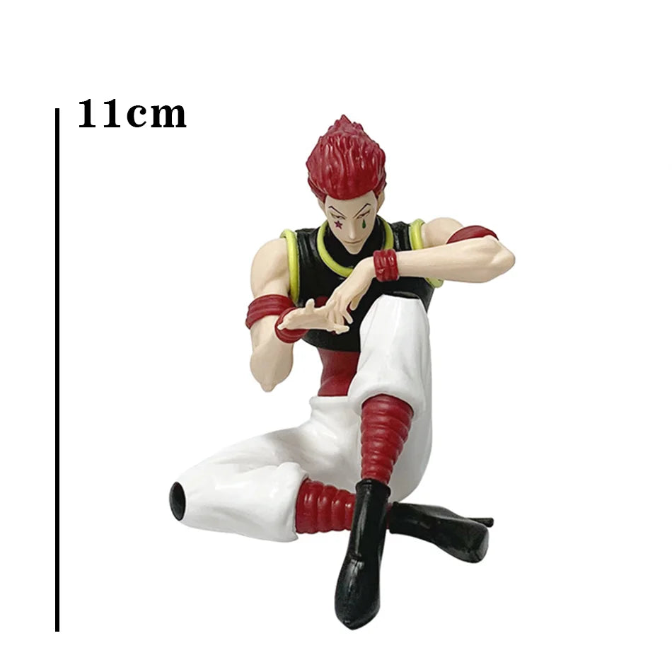 In Stock Hot Sale Hisoka Standing Sitting Pose Anime Figure Model Gon Surprise Toy for Kids Desktop Ornament Birthday Gift