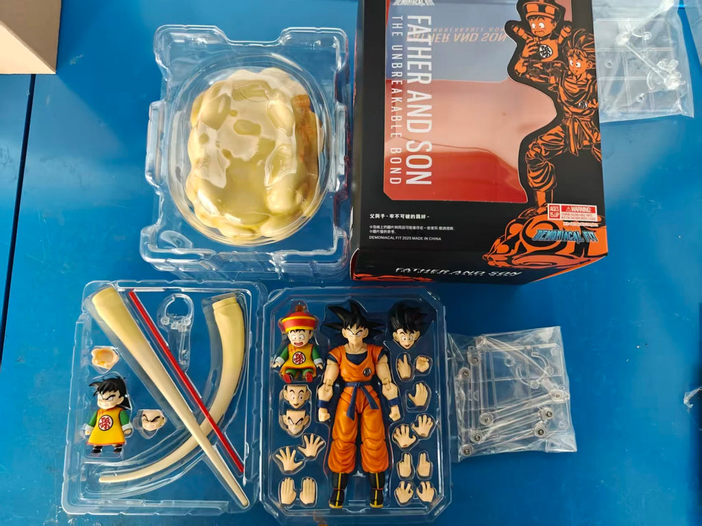 Demoniacal Fit Dragon Ball Super Saiyan Son Goku Son Gohan Father And Son The Unbreakable Bond Anime Action Figure Toys Gifts