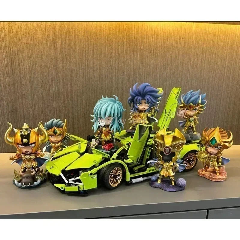 FOC GK Mini Saint Seiya Myth Cloth BOX Knights of The Zodiac 12 Constellation Box Gift Action Figure Model Toy Resin Q Statue