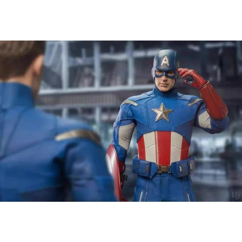 Original Hot Toys Marvel MMS563 Captain America 1/6TH SCALE COLLECTIBLE FIGURE 2012 Version Anime Figure Toy Collection Model