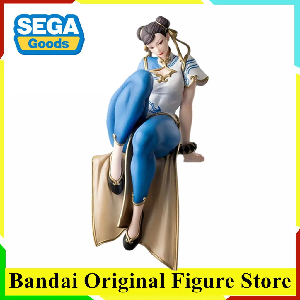 Original SEGA Street Fighter 6 Chun Li Anime Figure Toys PVC Model Collection Doll Action Figurine For Birtnday Gift