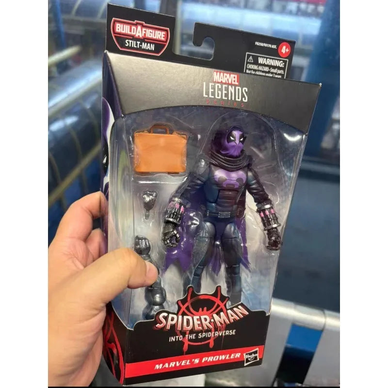 Original Marvel Legends Series SPIDER-MAN INTO THE SPIDER-VERSE MARVEL'S PROWLER Action Figure Model Toys Gift Collection