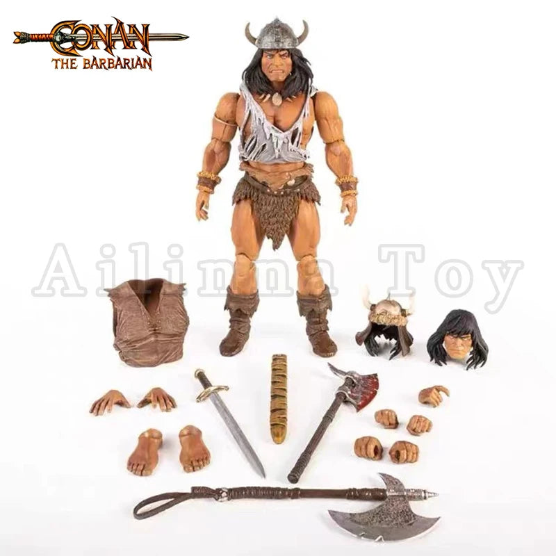 [Pre-Order]HC Studio 7inches 1/12 Action Figure Conan the Barbarian Battle of the Black Stone Anime Collection Movie Model Gift