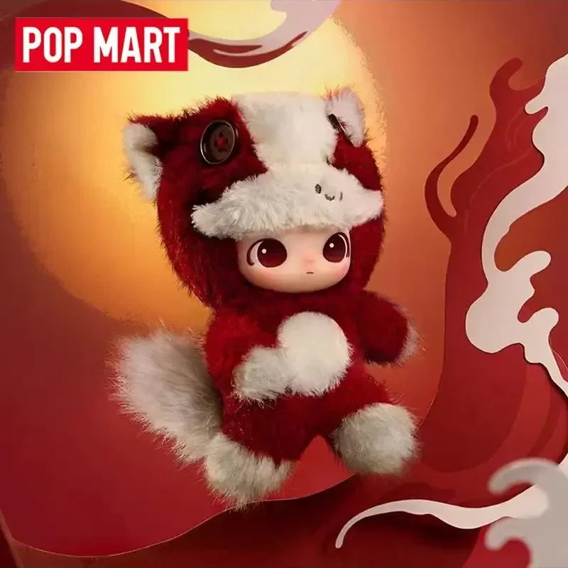 POP MART Have A Good Run Series Vinyl Plush Pendant Mystery Box Genuine Blind Box Guess Toys Bag Ornament Figurines  Gift Girl