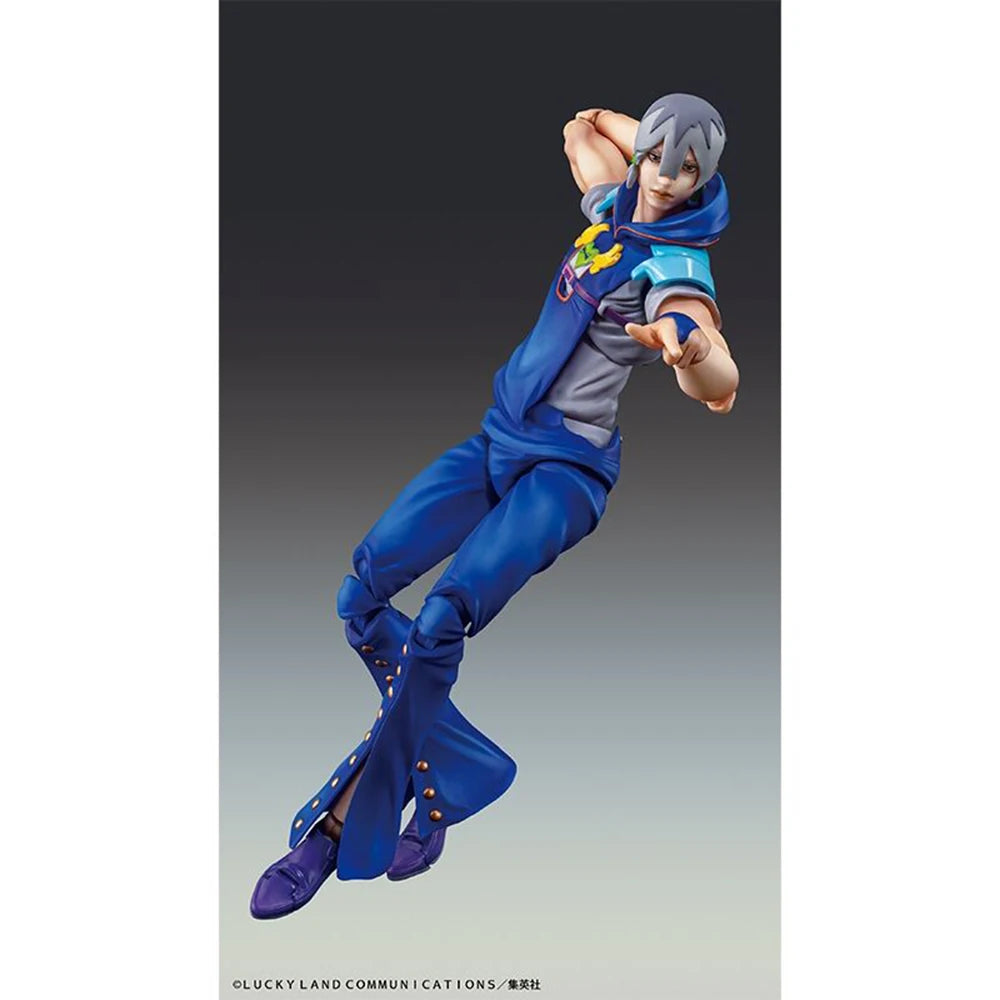 100% Original Medicos Entertainment Super Action Statue Jojo No Kimyou Na Bouken Wild Cat Size Jodio Joestar Cat Size