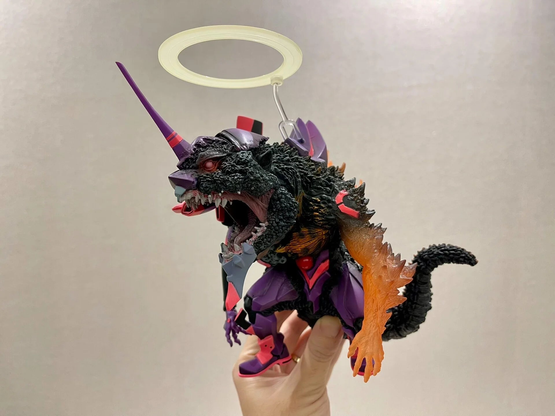 In Stock Originate BANDAI X-plus DF EVANGELION Unit-01 THE G AWAKENS EX Movability Model Toys Godzilla EVANGELION-01 Q edition