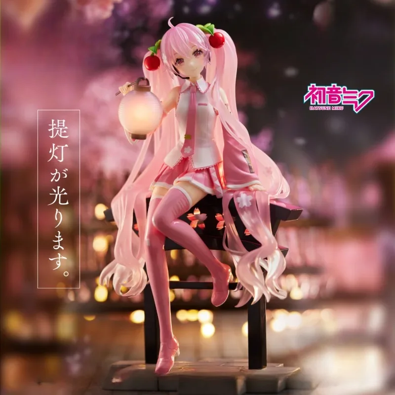 Hatsune Miku anime figures Artist Masterpiece Amp Collection Kawaii cartoon Beauty Waifu Figurines doll Model kids Toys gifts