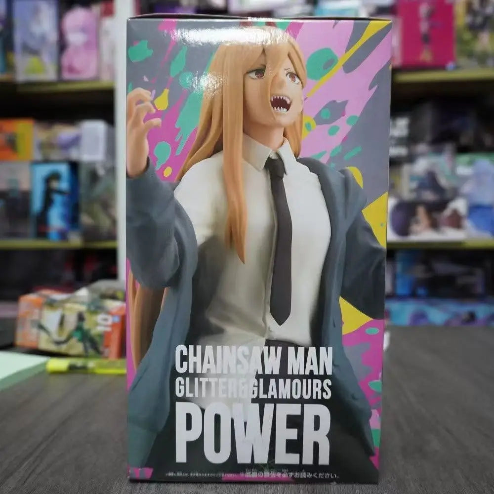 Bandai In Stock Original Banpresto Chainsaw Man Power Figure Anime Action Model Genuine Boxed Toys Gifts