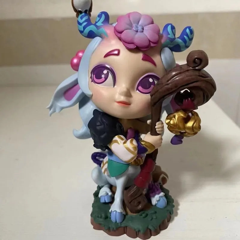 New Original League Of Legends Lulu Star Guardian Medium Statues The Fae Sorceress Anime Figures Toys Game Gifts Pvc Action Gift
