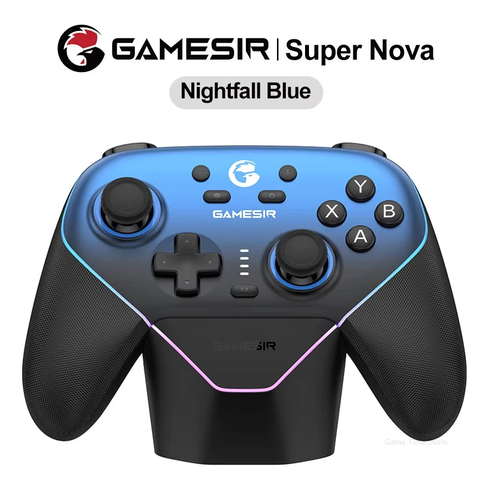 GameSir Super Nova Wireless Game Controller T4N Pro Gamepad Hall Effect Sticks Analog Triggers for PC Switch Android iOS