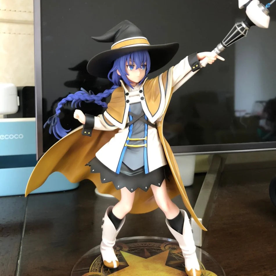 25cm Magician Roxy Migurdia Action Figure Mushoku Tensei：Jobless Reincarnation Anime Figure PVC Adult Collection Model Doll Gift