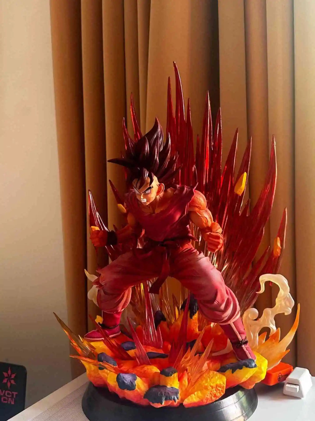 Goku Kaioken  Dragon BallZ The Fourth Form SSj3 Broly 14.96Inch/36cm Can Move Roar Anime PVC Outbreak Figure Toys Gifts