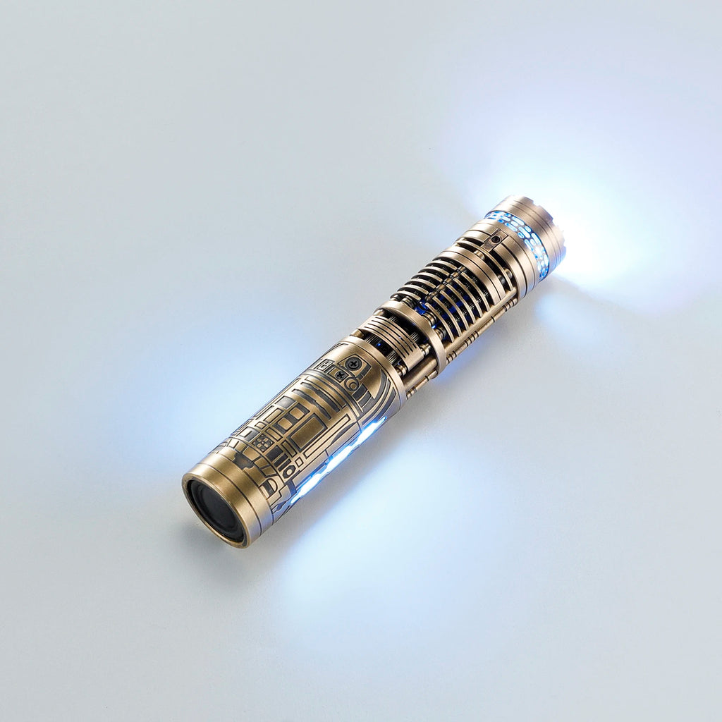 DamienSaber Lightsaber Electronic Kit for Moive Sabers Full Copper Core with Spinning Crystal