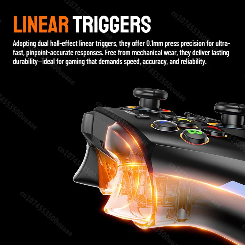 Lenovo S03 Wireless Gamepad for Switch/2/OLED/Lite iPhone Android Cell Phones PC Dual Hall Effect Joystick Video Game Controller