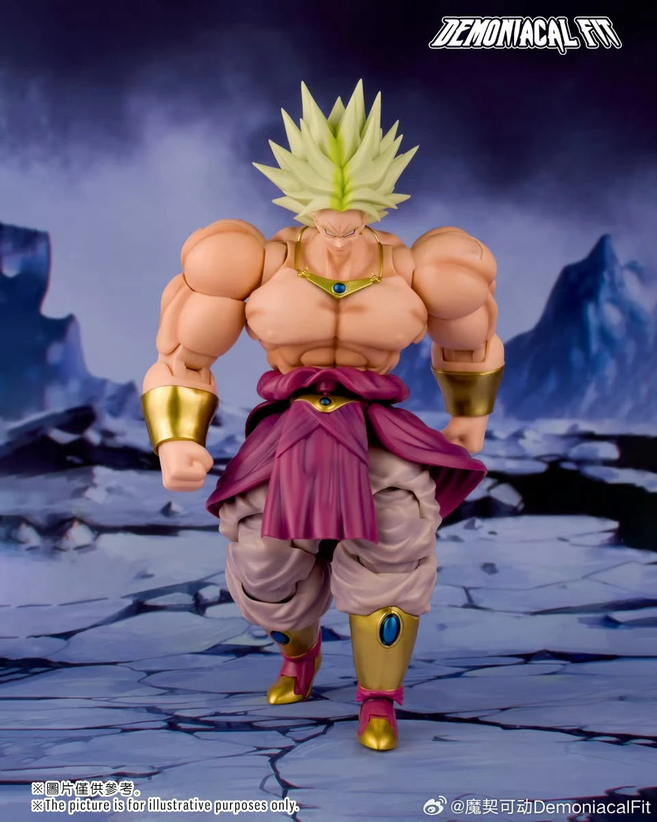 Демонична фигурка Dragon Ball Z Super Saiyan Broly Legendary Berserker, модел играчки