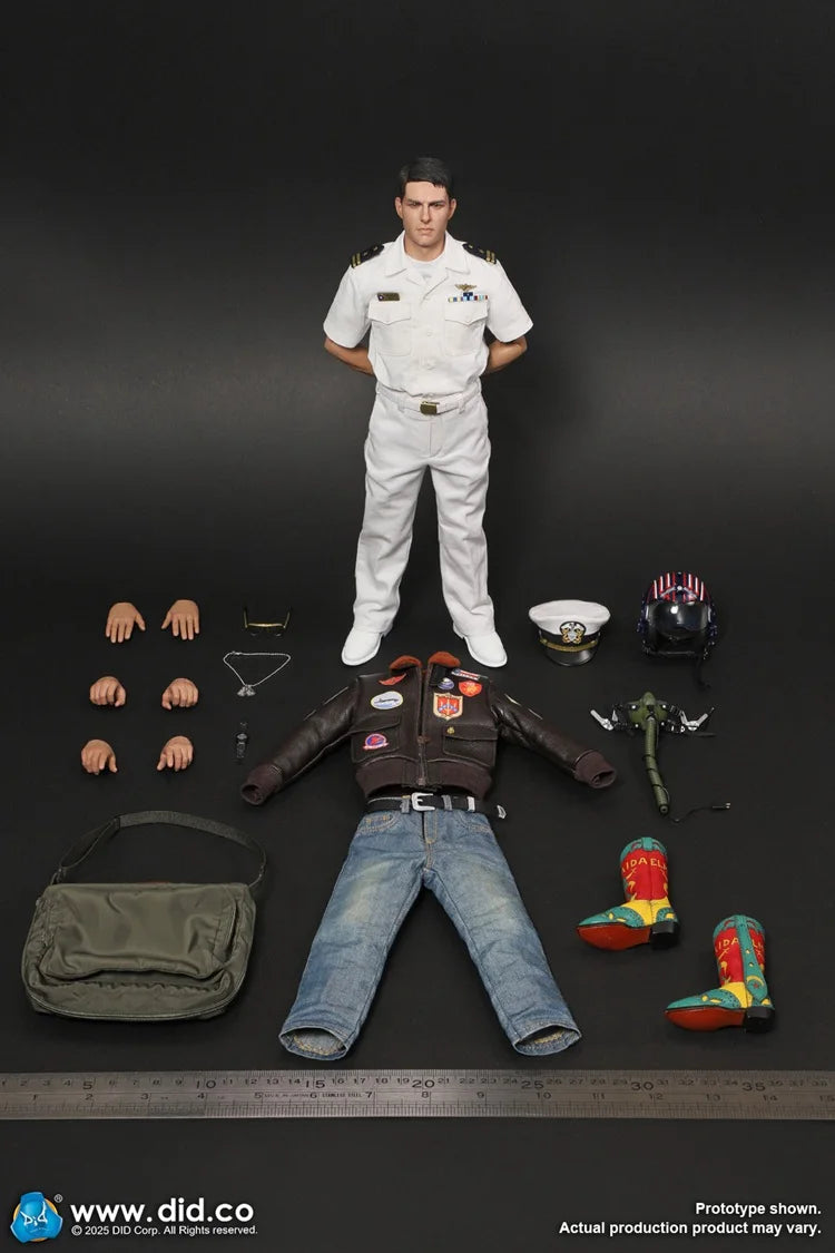 DID MA80181 1/6 Scale Collectibles Figure US Navy Pilot Lieutenant Peter Handsome Tom Cruise  12inch Men Soldier Action Figure