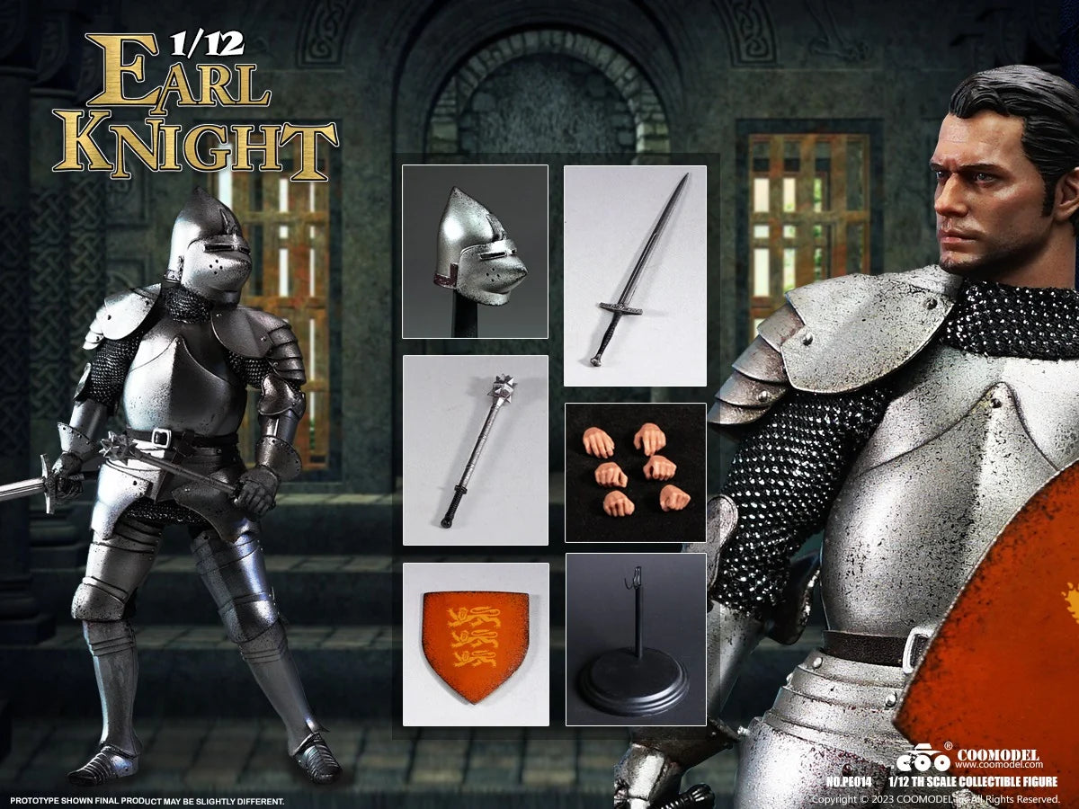 COOMODEL 1/12 Soldier PE014 Earl Knight PE015 Duke Knight PE016 Guard Knight 16cm 6'' Action Figure Doll Model Toy In Stock