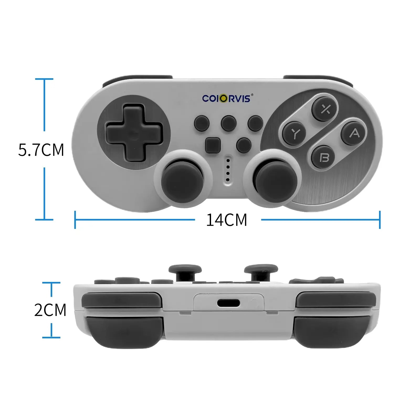 2.4G Wireless Gamepad Retro Gaming Joystick Wired Controller for PC NESPi RetroPie Game Control for Raspberry Pi 4 B