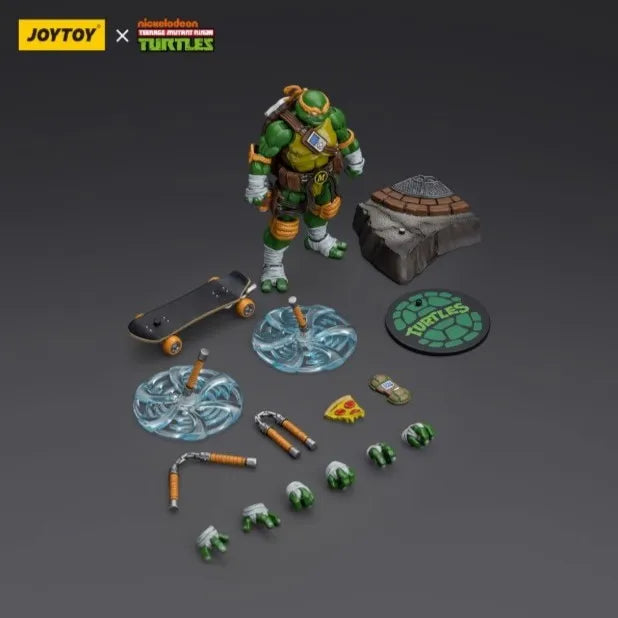 IN Stock JOYTOY 1/18 TMNT Ninja Tutles Source Articulated Action Figures Raphael Leonardo Donatello Kira Toys Model Gifts