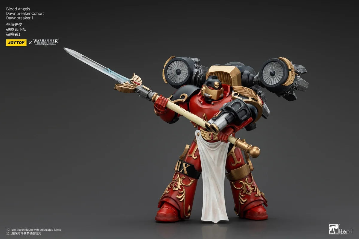 【UA】JOYTOY  Warhammer 40K  Scale 1/18 Action Figures Blood Angels Dawnbreaker Cohort Dawnbreaker 1  Models Toys Gifts