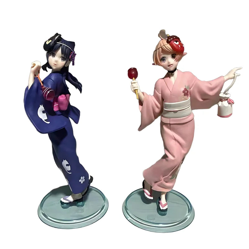Genuine Witch Watch Nico Wakatsuki Nico Wakatsuki Yukata Pvc Collector Ornament Figure Model Toy Gift New and Unopened In Stock