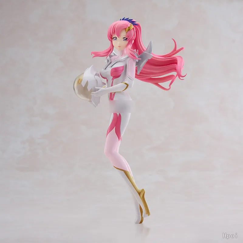 Banpresto Mobile Suit Gundam Lacus Clyne Prize Figure Glitter Glamours 26554 Pilot Suit Anime Collectible Model For Gundam Fans