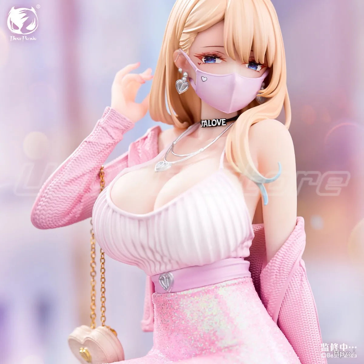 Original BearPanda Fuyuyama Asako Family Teacher Anime Figure Model Collection