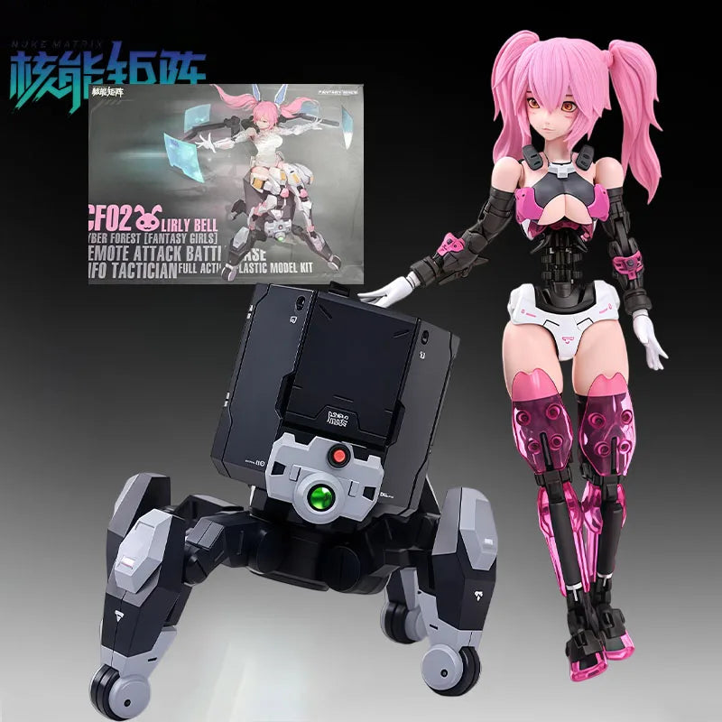 NUKE MATRIX Original MODEL KIT Lilin Bell Mirror Sneak & Lilin BellAnime Action Figure Assembly Model Toys  Model Gifts for Boys