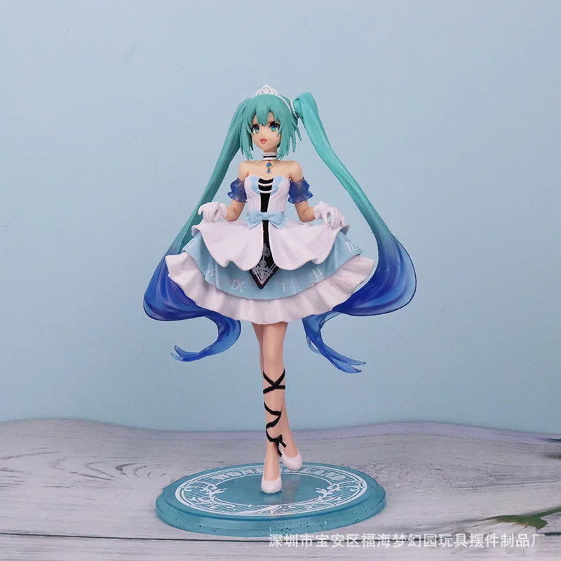2023 New Anime Hatsune Miku Virtual Singer Manga Figurines Cinderella Hatsune Miku Pvc Action Figure Kawaii Model New Year Gift