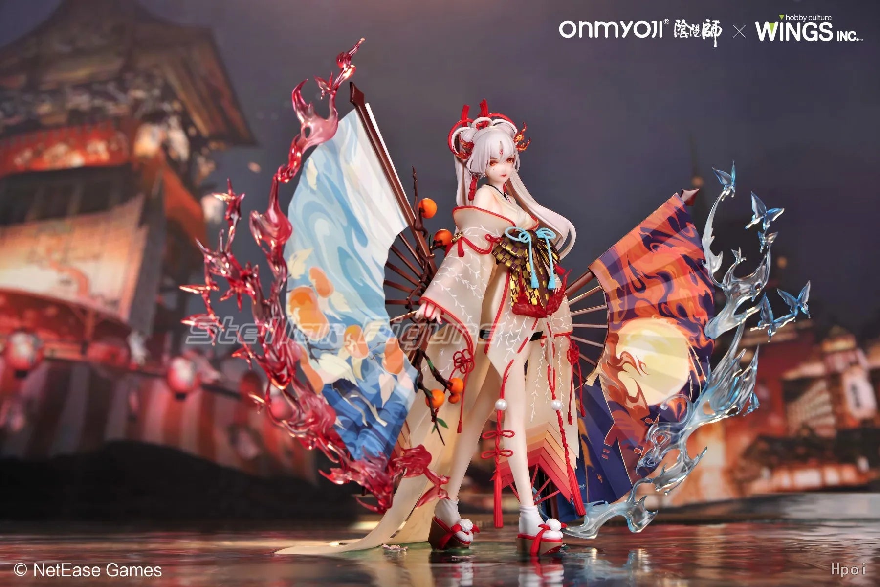 【SF】In Stock Original WINGS INC Onmyoji Shiranui Night Fire Lige Figures Model Anime Collection