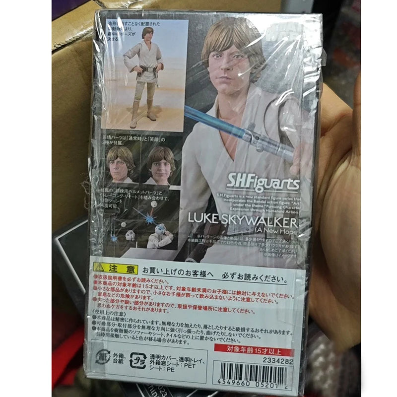 In Stock 100% Original Badai S.H. Figuarts Luke Skywalker A NEW HOPE Star Wars Anime Action Collection Figures Model Toys