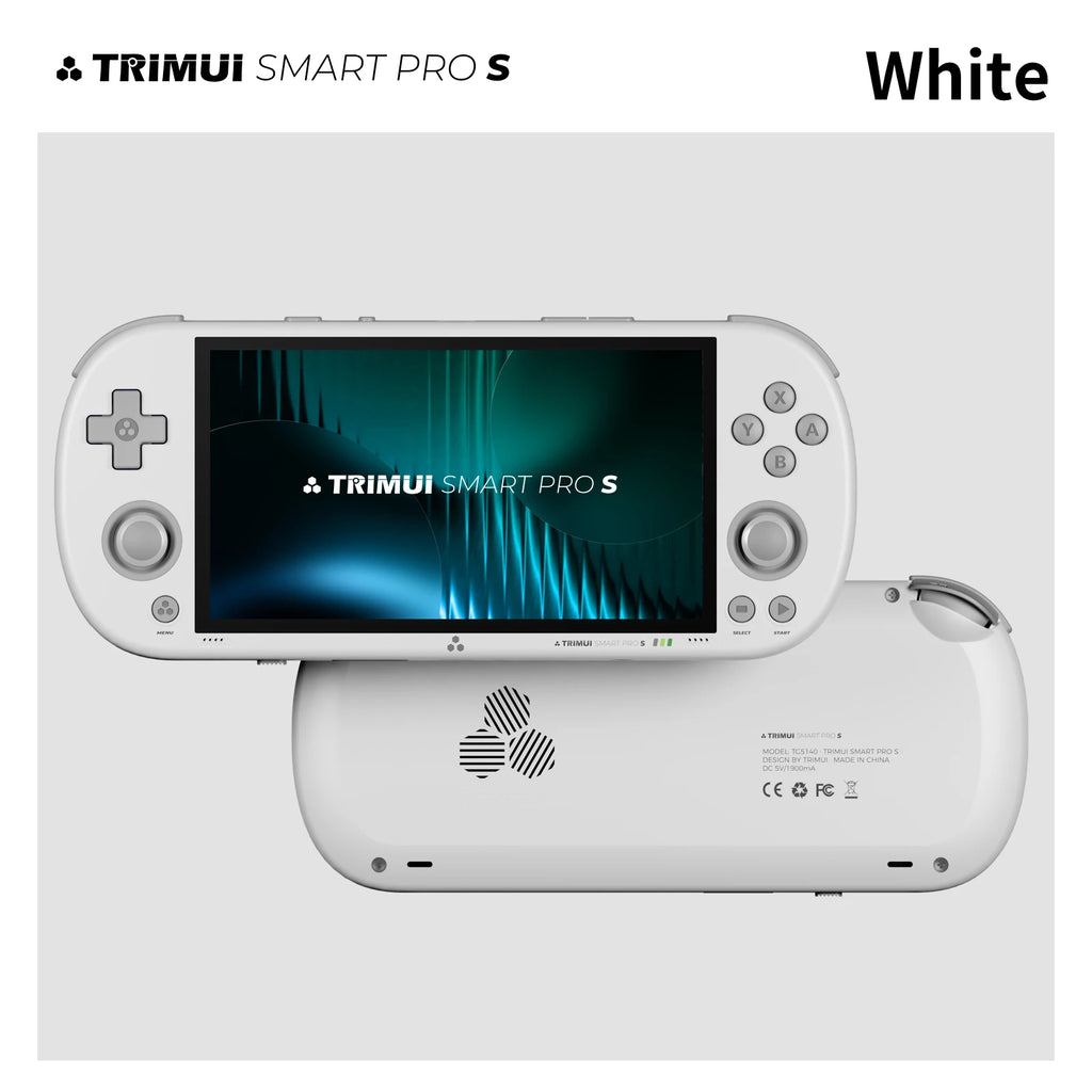TRIMUI SMART PRO S Portable Gaming Console, 4.96-inch IPS Screen,5000mAh Battery RGB Illuminated Joystick，ON Card/64G/128GGifts