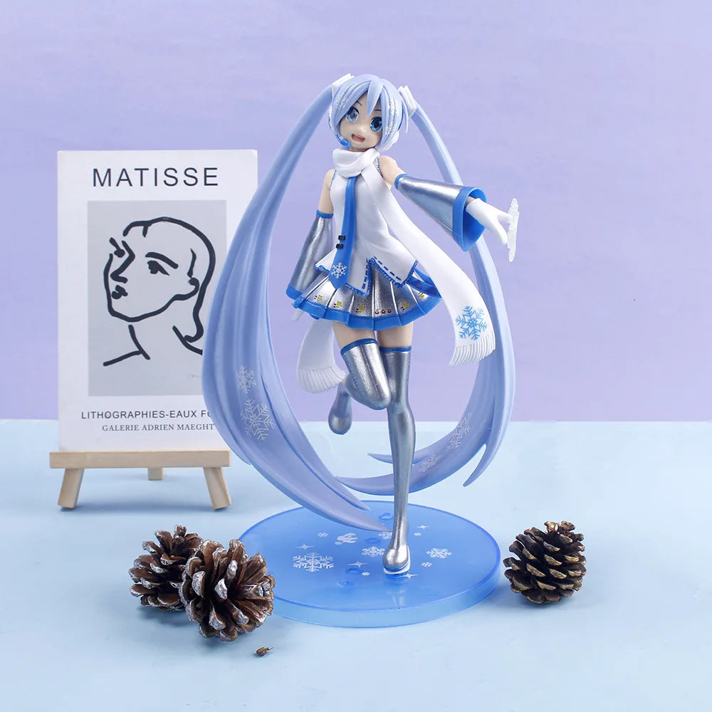 20CM Anime Hatsune Miku  Figure Anime Peripheral Collectible Models Decorative Decorations Children Kawaii Gift